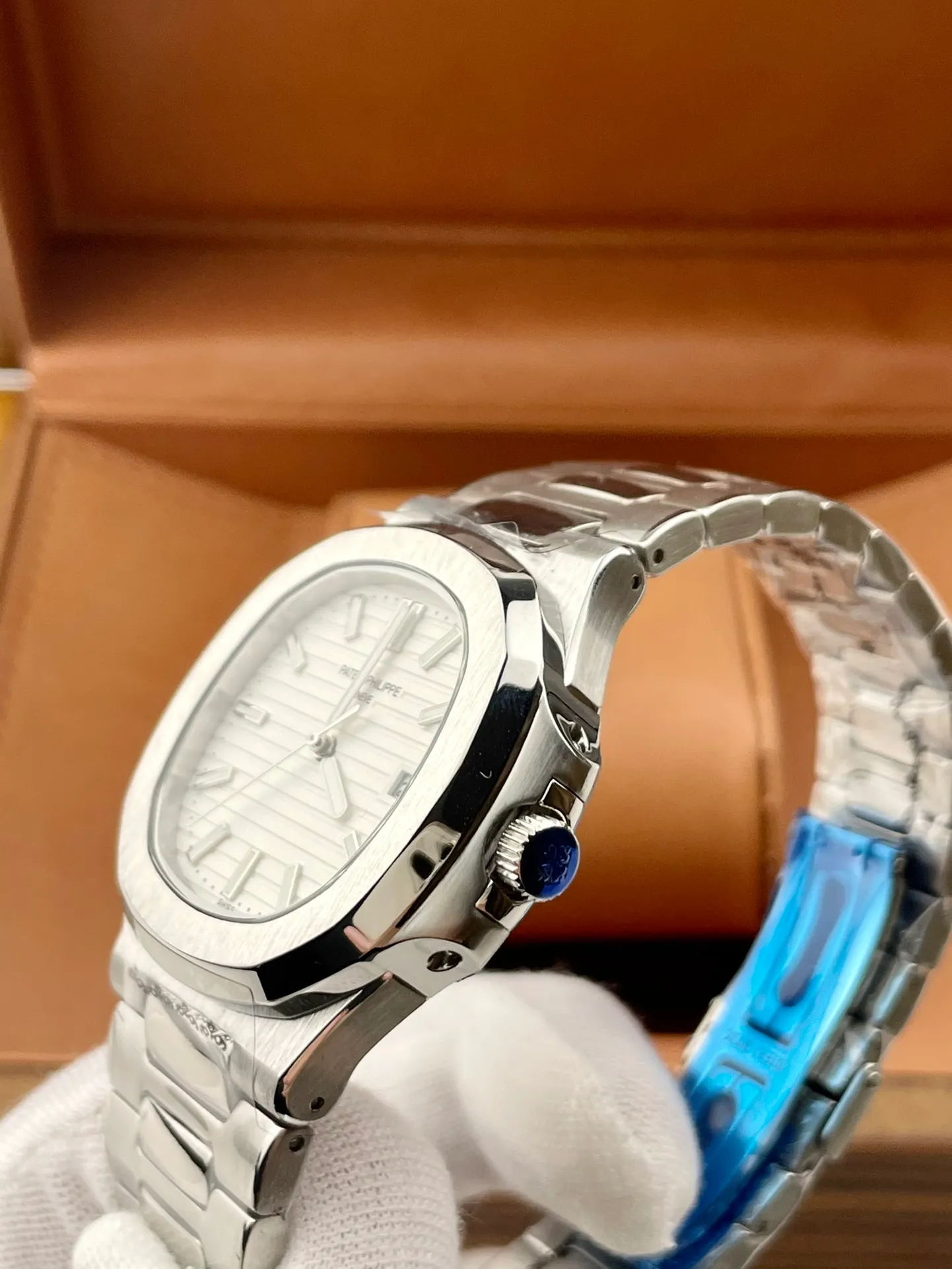 【High-end replica】💰1240! Patek Philippe Nautilus Series ♠Material: 316 stainless steel ♠Lens: sapphire glass ♠Movement: top fully automatic imported Citizen 8215 machinery ♠Size: 42mm diameter 2021 "Men's Preferred Model" Exquisite text three-dimensional sense - Nautilus [Exclusive real photo] Top-level creation, exquisite quality, excellent temperament Type: boutique men's watch (top-level) exquisite quality! !